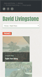 Mobile Screenshot of davidlivingstone.co.za